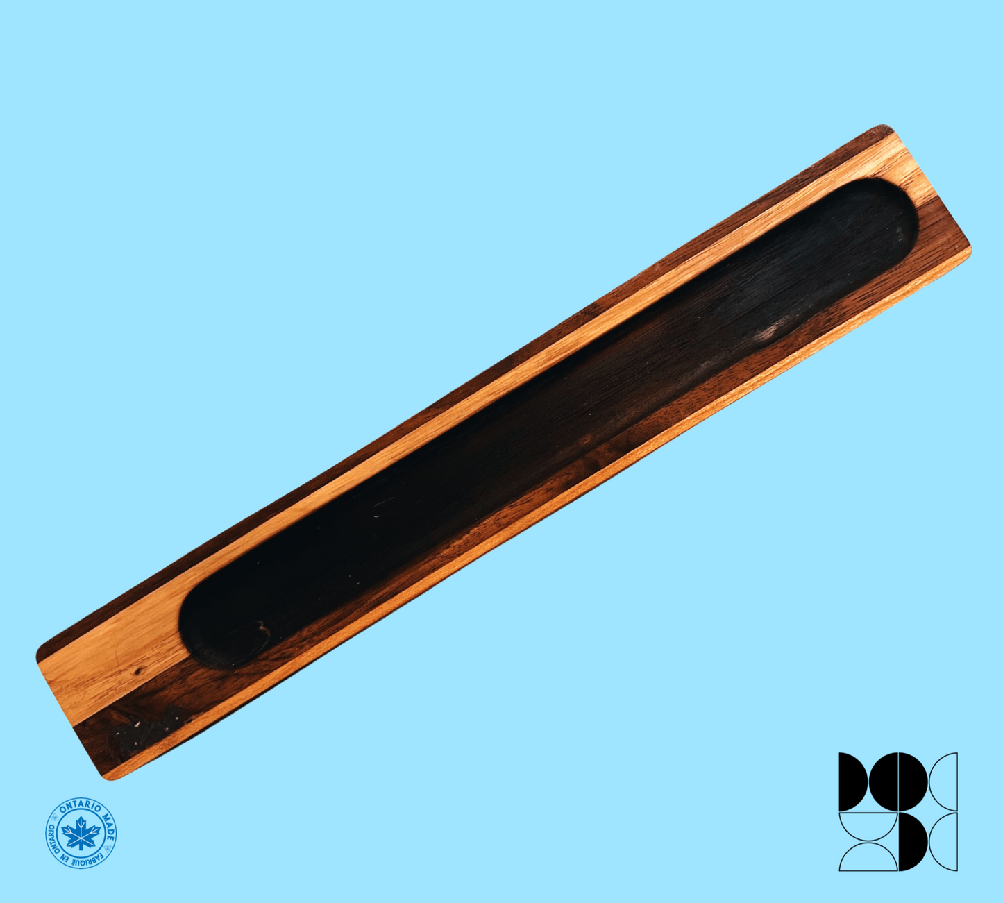 Wood incense holder made various types of wood