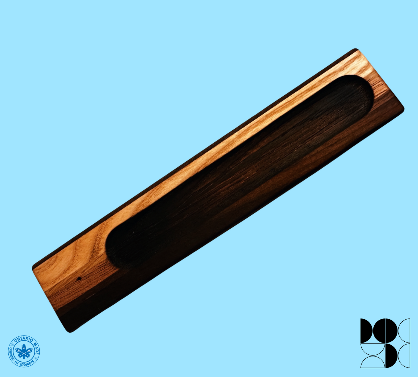 Wood incense holder made from exotic woods