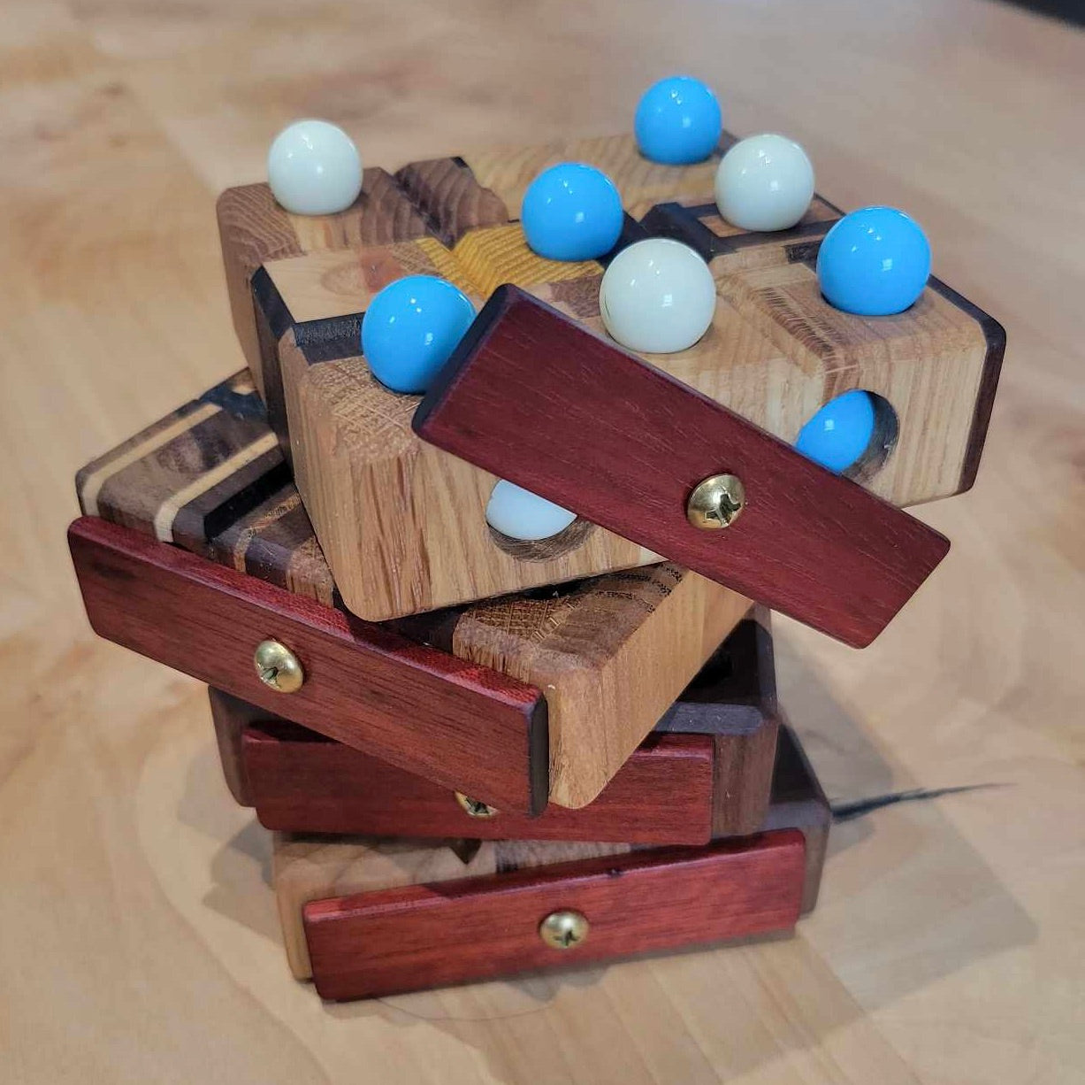 Travel Tic-Tac-Toe End Grain Edition