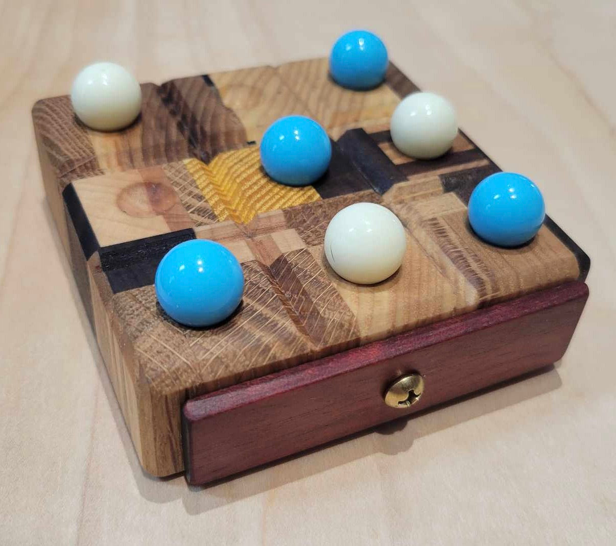 Travel Tic-Tac-Toe End Grain Edition