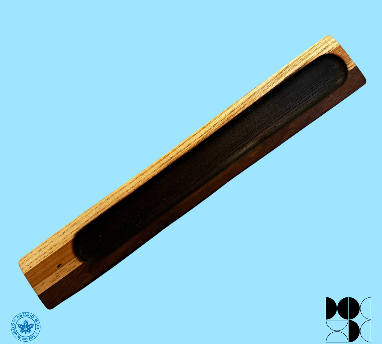 Exotic wood incense holder