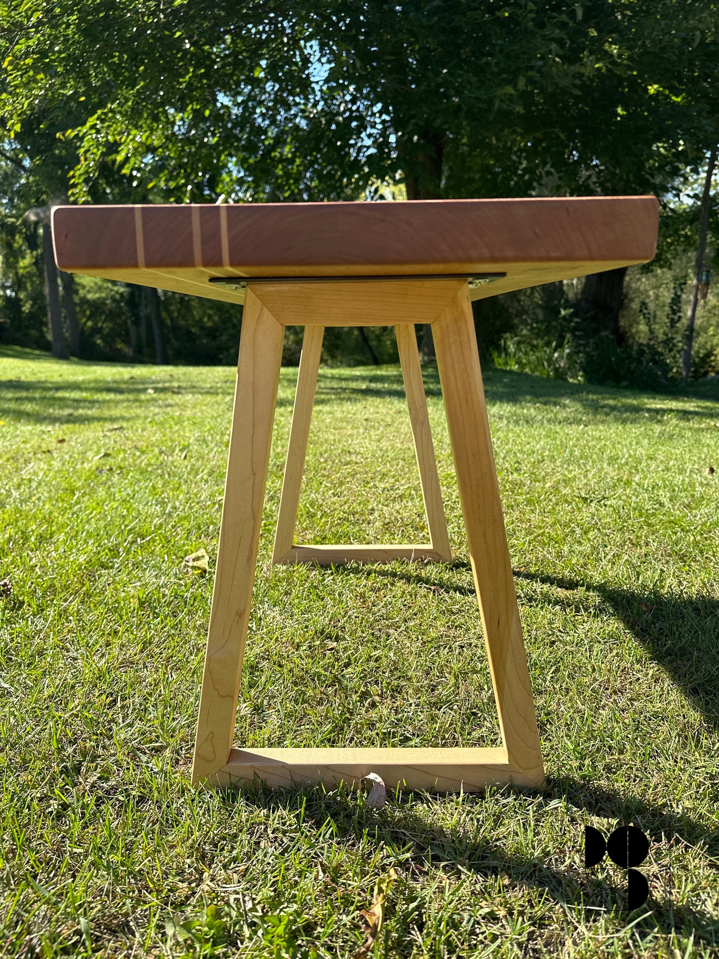 Cherry and Maple Coffee Table