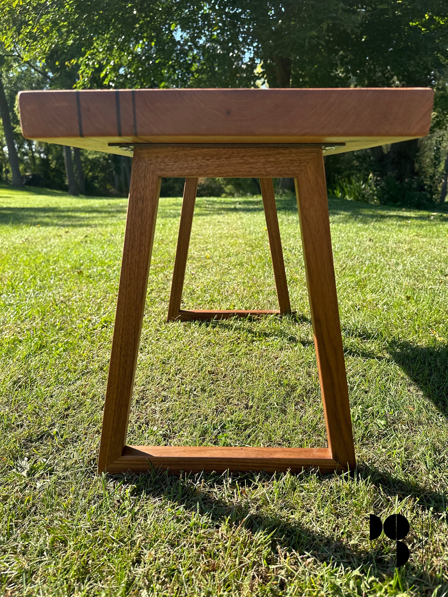 Cherry and Walnut Coffee Table