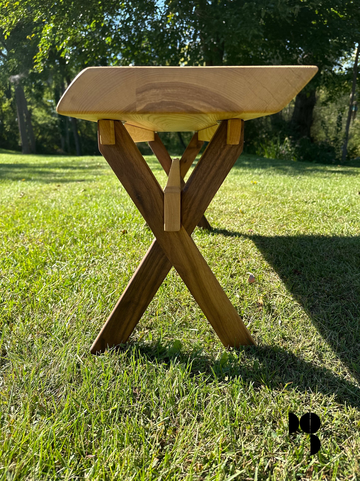 Ash and Walnut Bench