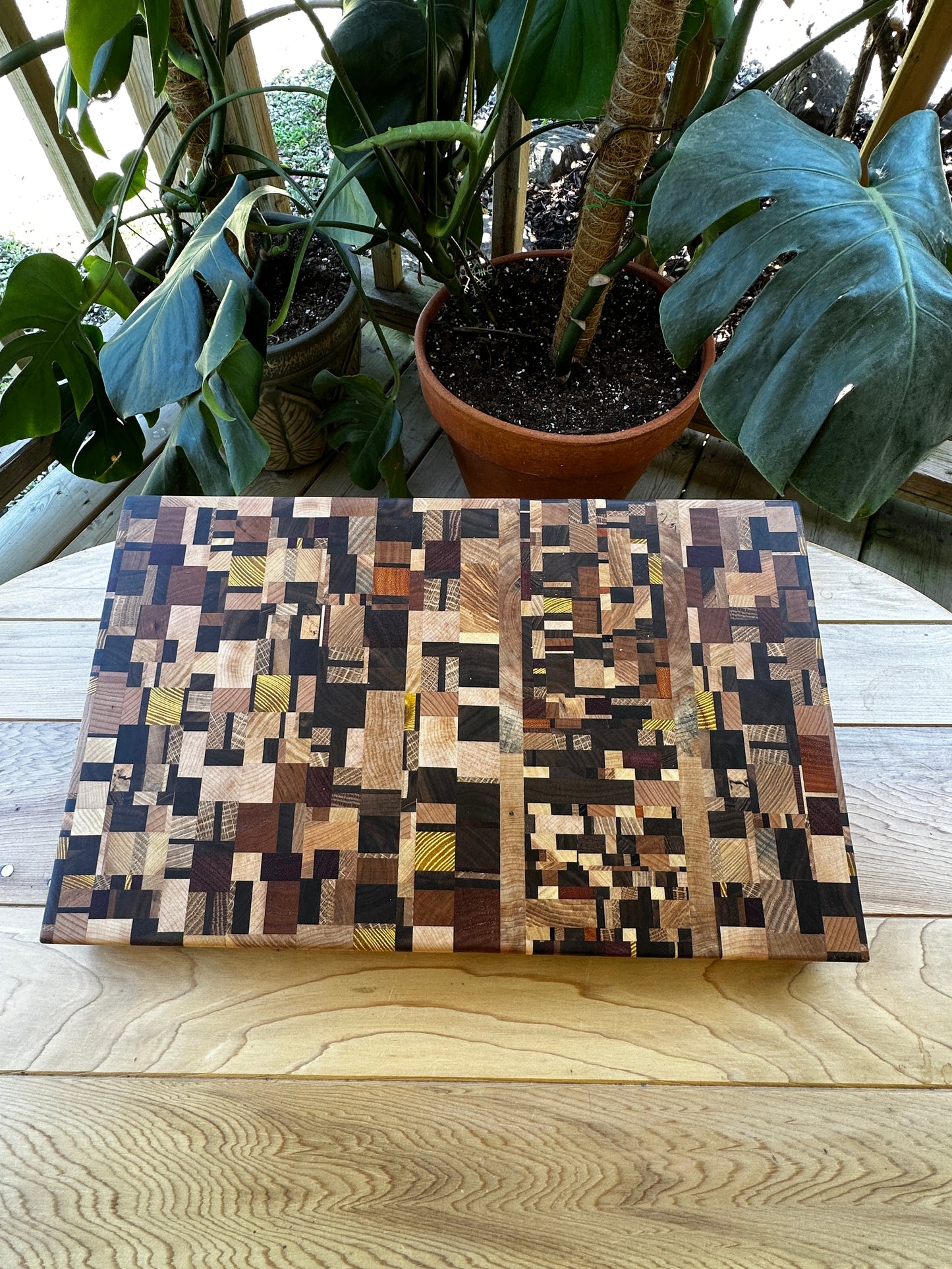 Chaotic Wood Cutting Board