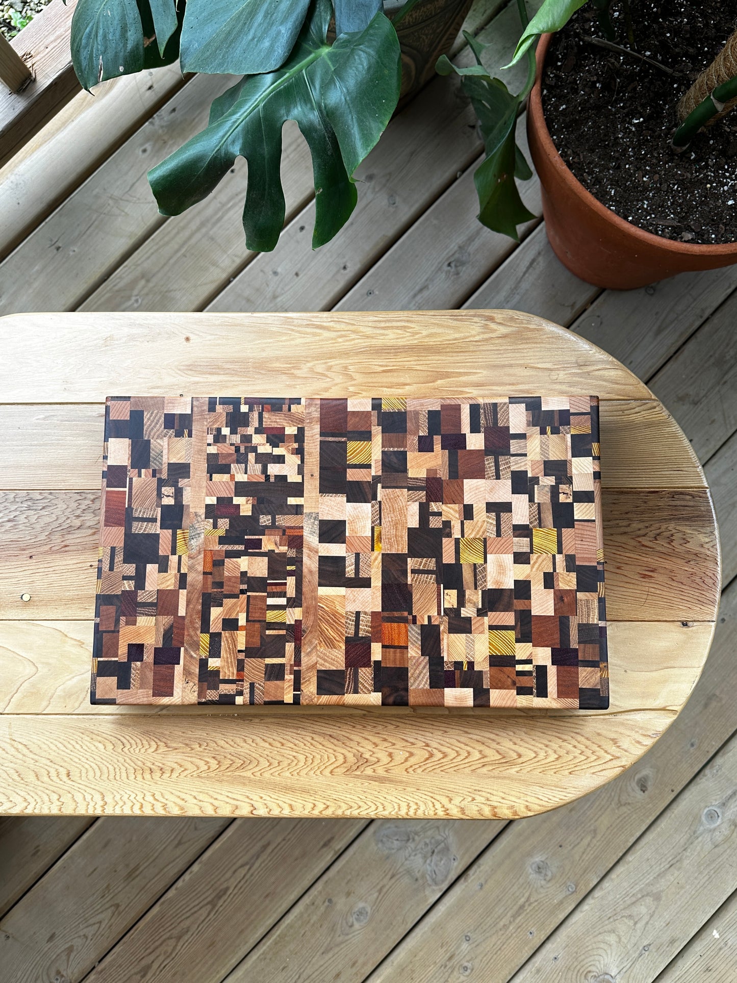 Chaotic Wood Cutting Board