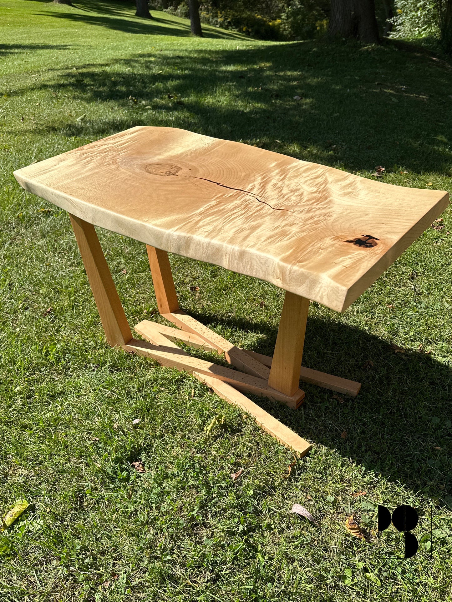 Maple Burl Table