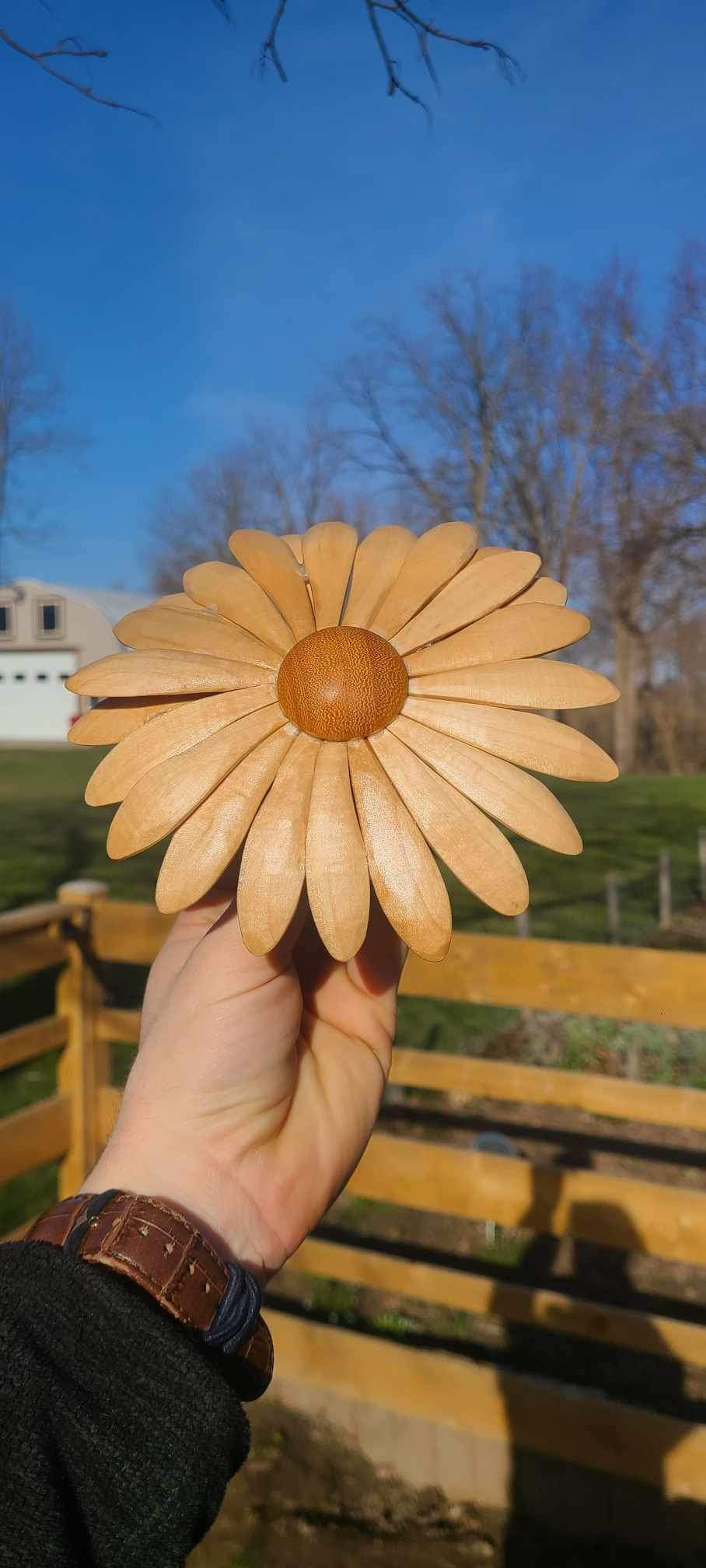 Custom Wood Daisy