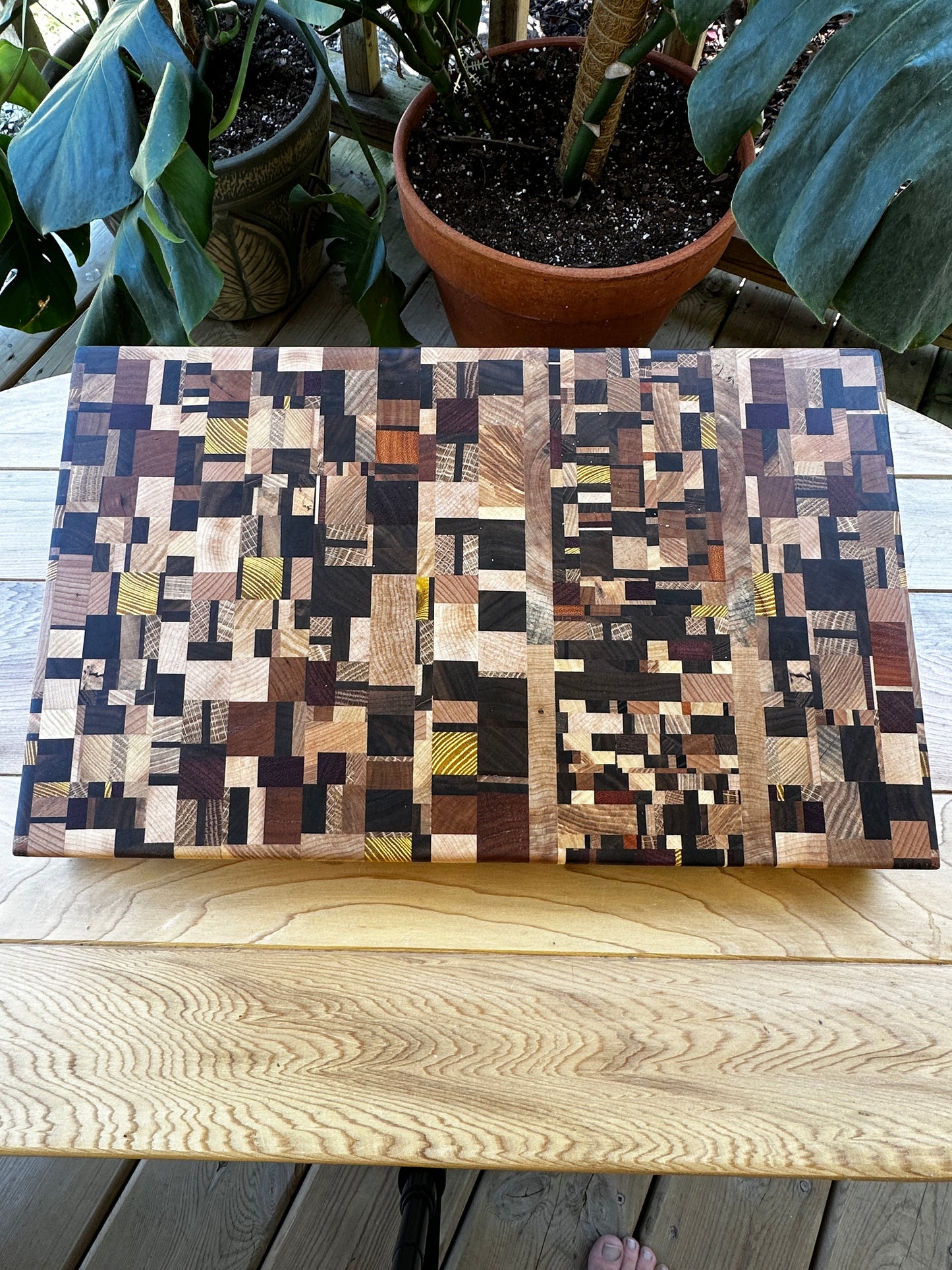 Chaotic Wood Cutting Board