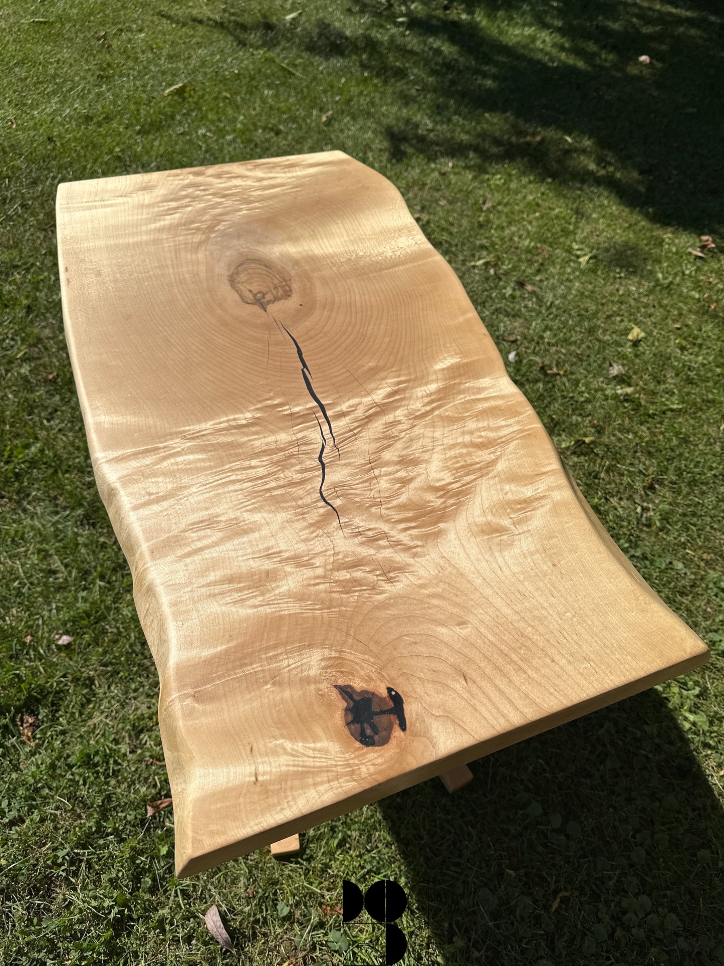 Maple Burl Table