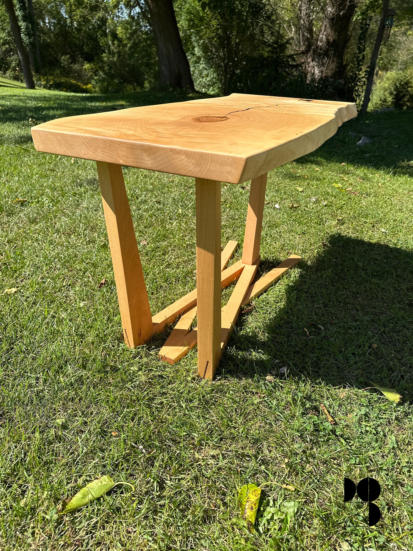 Maple Burl Table