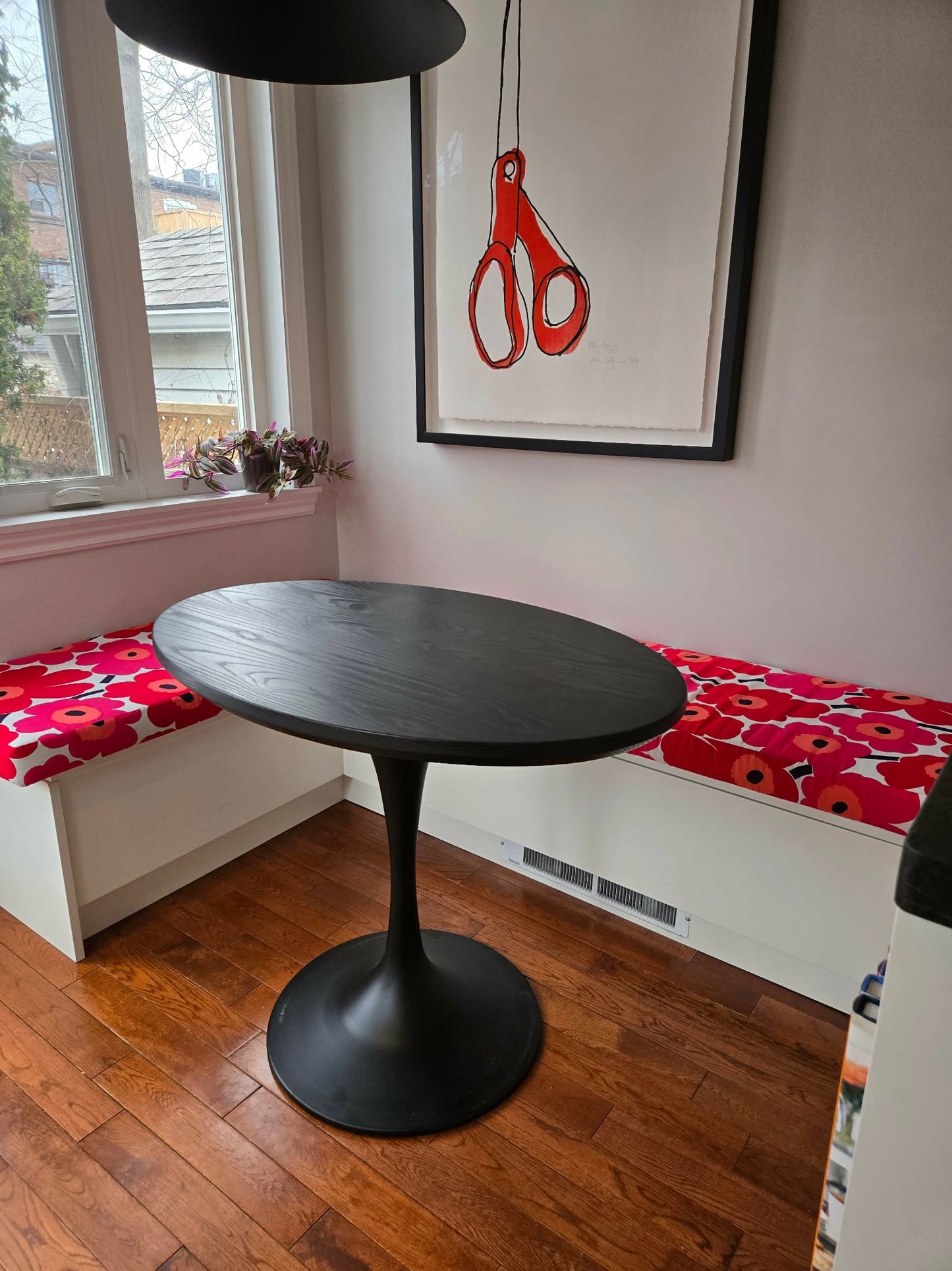 Custom Ash Table with Black Rubio