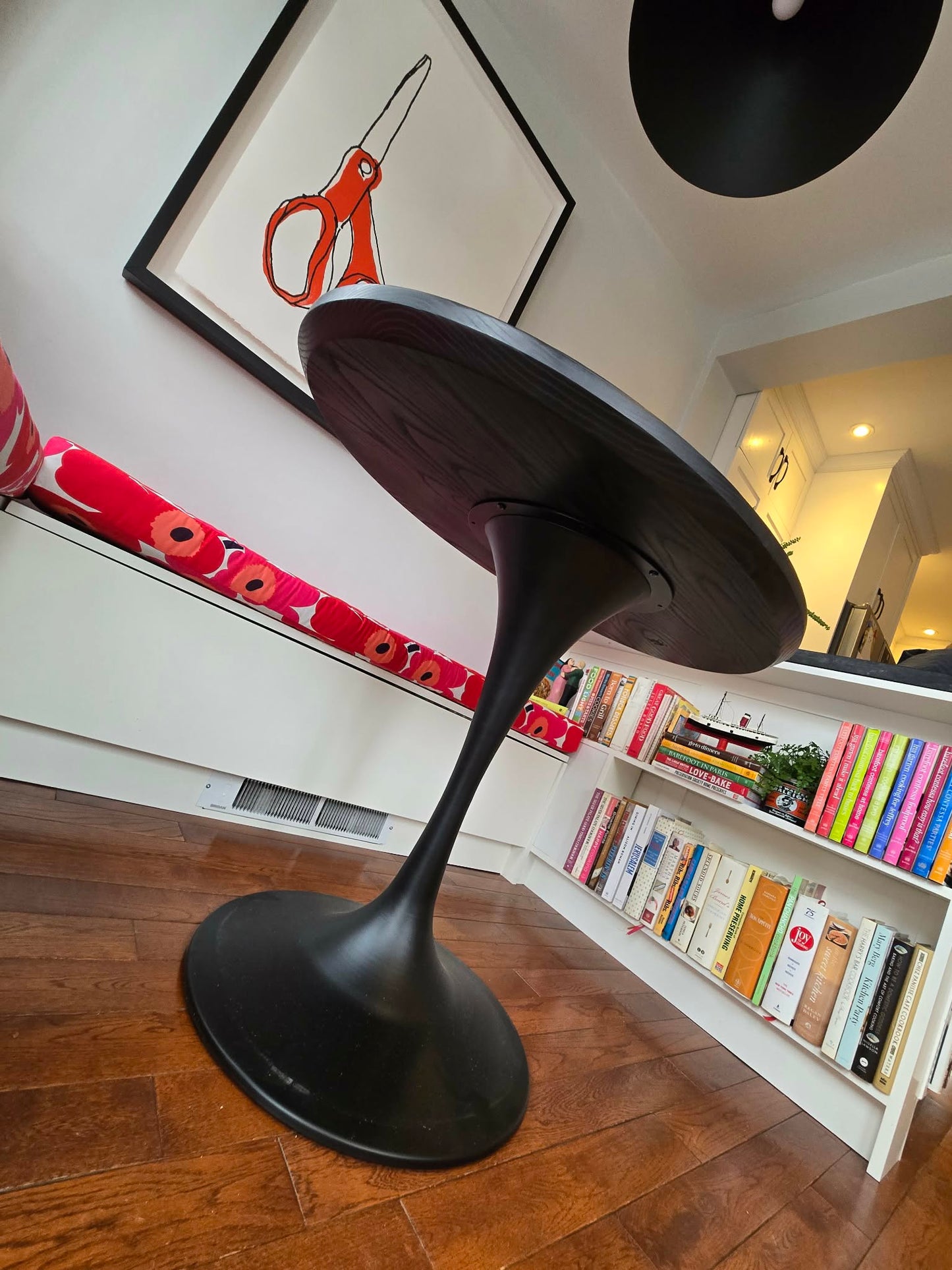 Custom Ash Table with Black Rubio